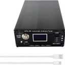 V3.2 ATU-100 EXT Automatic Antenna Tuner for Ham Radio 1.8-55MHz, Low SWR Tuner, Compact Design, Works with Amateur Radio Equipment, Ideal for POTA/SOTA/DX with 5000mAh Battery