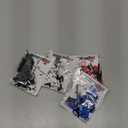 4PCS Mini Titan T-13 Action Figures Set, Assembly Completed Luck Dummy Robot 13 Action Figure Toys for Boys Stick Figures with Multi Joints Movable Fidget Gifts for Kids(Black+White+Blue+Red)