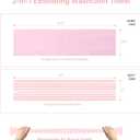 Yiclick Exfoliating Washcloth Towel - Exfoliating Body Scrubber, Loofah Wash Sponge - Korean & Japanse & African Washcloth - Soft + Rough Exfoliating Back Scrubber - for Senstive and Rough Skin, Pink