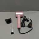 Hair Dryer, High-Speed Ionic Low Noise Blow Dryer with 160000 RPM Motor for Fast Drying, Thermo-Control Portable Hair Blow Dryer with Magnetic Nozzle for Home Travel Salon (P2306F Pink)