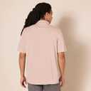Amazon Essentials Mens Golf Polo Shirt, Moisture-Wicking Quick Dry, Short Sleeve (Large, Light Pink)