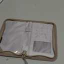 Passport Holder for Travel, Women Rfid Blocking Passport Wallet, Travel Essentials Premium Wallets, Waterproof Passport Holders Bag for Men Traveling, Travel Document Organizer Credit Cards Case (Single - Cream Khaki)