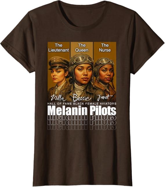 Tuskegee's Black Airmen Women Tribute T-Shirt Small