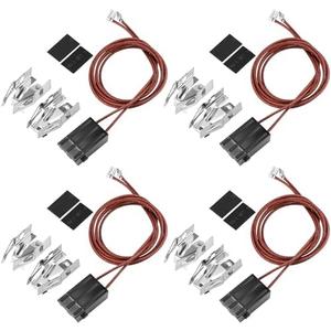 WB17T10006 Terminal Block Kit/Range Surface Burner Plug Connector Element Kit Compatible for G-E Hot-Point Ken-More by MIFLUS,Pack of 4