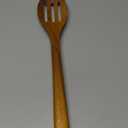 FAAY Premium Wooden Slotted Spoon, Handcraft from Teak | Healthy, Durable, High Moist and High Heat Resistance for Non Stick Cookware.