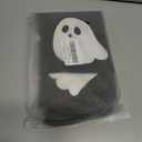 JASEN Halloween Ghost Pillow Covers 18x18 Inch Soft Faux Fur Decorative Pillowcases for Sofa Couch Bed Living Room Home Decor Set of 2