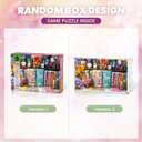 1000 Piece Puzzles for Adults,Book Jigsaw Puzzle,Flower Handbook Puzzles 1000 Pieces,Creative Games and Gifts Difficult Floral Puzzle Home Decor Toy for Adults Elders (27.5"x19.6"), 1:1 Poster