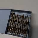 Cobalt Drill Bit Set - 29Pcs M35 High Speed Steel Twist Drill Bits for Hardened Metals, Stainless Steel, Cast Iron and Wooden Plastics with Metal Index Storage Box, 1/16"-1/2"