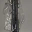 YeYeBest Curtain Rods for Windows 28 to 50 Inch, 5/8 Inch Metal Curtain Rod Set,Heavy Duty Window Curtain Rod with Brackets Black