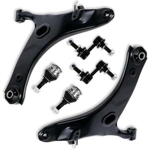 6Pcs Front Lower Control Arm Ball Joints Stabilizer Sway Bar End Link Fit for Subaru 2016 2017 Crosstrek, 2013 2014 2015 XV Crosstrek RK623560 RK623561 K750084 K9513