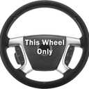 Steering Wheel Cover for Chevy Silverado 1500 GMC Sierra 1500 2007-2013/2500 3500 Chevrolet Tahoe Suburban Yukon (Yukon XL) 2007-2014/ Traverse 2009-2017/ GMC Sierra 2500HD 3500HD 2008-2014