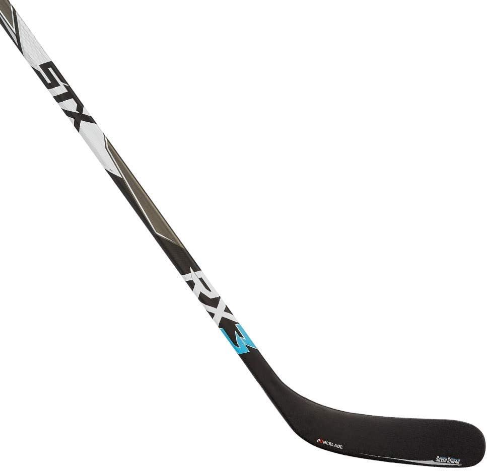 STX Ice Hockey Surgeon RX3 Hockey Stick, Intermediate, Left, 60, X28, Black/Blue
