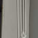 COMOMY 30" Tall Baby Gate for Stairs Doorways, Fits Openings 29.5" to 51.6" Wide, Auto Close Extra Wide Dog Gate for House, Pressure Mounted Easy Walk Through Pet Gate with Door, White