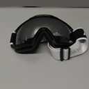 findway Ski Goggles OTG - Over Glasses Snow/Snowboard Goggles for Men, Women & Youth - 100% UV Protection (A4-black Frame Silver Lens(10%))