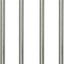 Brushed Nickel M10 Threaded Extension Rod for Pendant Light, Island Lighting, Chandeliers,lighting fixture downrods & stems,12 Inches