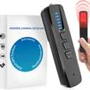 GPS-Detector Hidden-Camera Spy-Camera Detector - 2025 Upgrade Hidden Camera & Bug Detector, Anti-Surveillance Spy Camera & GPS Finder, Portable & Rechargeable for Home, Office, Hotel SecurityBlack