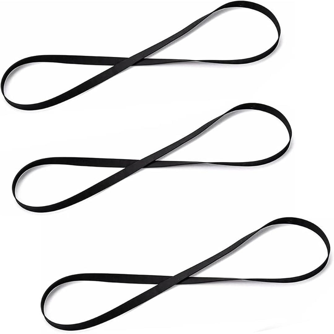 4 x 3 Pieces Turntable Belt Machine Recorder Rubber Belt for Repair Replacement Maintenance Most Kinds of Belt-Driven Turntables, 150MM