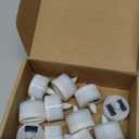 54 Pcs Solar Tea Lights Bulk Outdoor Waterproof Rechargeable Dusk to Dawn Lighting Small Flameless Flickering LED Votive Candles for Garden Patio Party Lanterns (Amber)