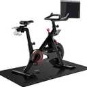 Bike Mat | 6mm Thickness, 36" x 72" Exercise Bike Mat/Treadmill Mat for Hardwood Floors or Carpet, Non-Slip Sweat-Proof Exercise Equipment Mat for Bike Trainer/Stationary Spin Bike