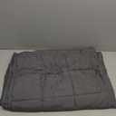 yescool Weighted Blanket 5 Pounds Cooling Weighted Lap Blanket, Grey Heavy Blanket for Sleeping, Weighted Throw Blanket Gift for 40-60lbs, 36"x48"