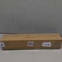 Curtain Rods for Windows 32-90 Inch, 1 Inch Adjustable Black Curtain Rod Set with Brackets, Easy Install