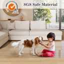 5'×7' Crystal Clear Floor Mat Under Dining Room Table, Floor Protector