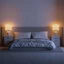 Mushroom Lamp Table Lamp for Bedroom,Desk Bedside Small Lamps for Living Room Night Stands,Mushroom Decor Cute Mini Modern Mid Century Lamps,Unique Aesthetic Home Living Room Decor (Cream)