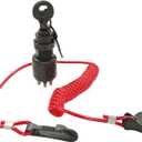 5005801 Boat Ignition Key Switch & Safety Lanyard Assembly for OMC Johnson Evinrude 40-200HP Outboard Motor 175974