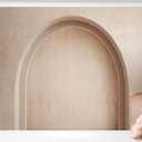 Kate Arch Backdrops Boho Photography Backdrop Beige Wall Backgrounds, 7x5ft