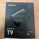 Samsung T9 Portable SSD 1TB, USB 3.2 Gen 2x2 External Solid State Drive, Seq. Read Speeds Up to 2,000MB/s for Gaming, Students and Professionals, MU-PG1T0B/AM, Black