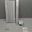 23.2 Inch Bathroom Towel Rack, Foldable Towel Holder with Movable Hooks, Premium Modern Towel Shelf Wall Mount Towel Storage for Bathroom (Matte Black)