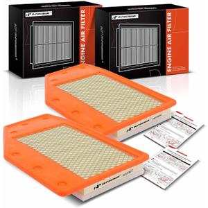 A-Premium 2-PC Front Engine Air Filter Compatible with Buick & Chevrolet | for Buick LaCrosse 2018-2019 & Chevrolet Malibu 2016-2022, 1.5L 1.8L 2.5L, Flexible Panel, Replaces 23430312