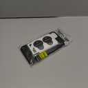 DEERLAMN Case for iPhone 13/iPhone 14 6.1-Inch with Slide Camera Cover+Screen Protector(2 Packs),Rotated Ring Kickstand Military Grade Shockproof Protective Cover-Black