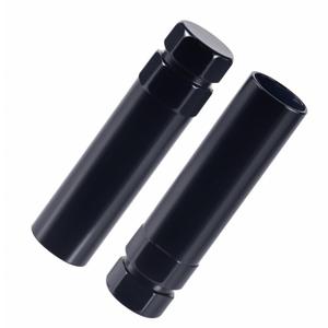 7 Spline Lug Nut Key, 2 Pack, 7 Point Spline, 21mm & 22mm Hex Socket, Alloy Steel, M14x1.5, M14x2, 9/16-18 Threads