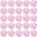 FagusHome 30 Pcs Silk Hydrangea Heads Artificial Flowers Heads and Stems Fake Hydrangea Flowers for Home Wedding Decor (Pink)