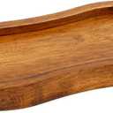 Retro Wooden Salt and Pepper Mill Tray  Rustic Salt and Pepper Rest  Kitchen Counter & Dining Table Protector (Mill Not Included)