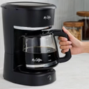Mr. Coffee 12-Cup Switch Coffee Maker Black: Electric Drip Coffee Machine, 60 oz Capacity, Dishwasher-Safe Parts