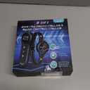 2-in-1 Dog Shock Collar & Dog Bark Collar - Smart Anti Barking Dog Training Collar with 5 Adjustable Sensitivity & 3300FT Remote for All Breeds IP67 Waterproof Rechargeable E-Collar (White)