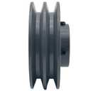 2AK44-1 Double Groove Pulley,v Belt Pulley 1 inch bore 4.25" OD,Motor Pulley cast Iron for A AX 3L 4L V-Belts,2AK441 Pulley