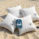Phantoscope 18x18 Outdoor Pillow Inserts - Pack of 4 Outdoor Pillows Waterproof Down Alternative Throw Pillows, Couch Sham Cushion Stuffer for Patio and Porch Furniture