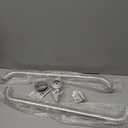 2 Pack 24 Inch Shower Grab Bar, ZUEXT Satin Brushed Nickel Stainless Steel Bathroom Grab Bar, Shower Balance Bar,Safety Hand Rail Support,Handicap Elderly Senior Assist Bath Handle(1.25" Diameter)