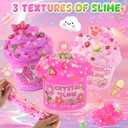 6 Pack Slimes, Pink Slime Kids, Cloud Slime kit for Girls Ages 8-12, Toys for Girls and Boys, for Kids Slime Set Party kit Goodie Bag Stuffers, 4 5 6 7 8 9 10 Year Old Girl Birthday Gift Cute Stuff (Picnic)