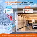 Garage Door Insulation Kit, Pre-Cut 6MM Thick EPE Foam with Double Aluminum Foil, Energy Saving Insulation Panels, Cold & Heat Barrier, Easy DIY Install with Tape & Scraper (24" x 48", 8 PCS)