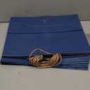SHOPDAY Navy Blue Paper Bags with Handles 16x6x12, 25 Pack Large Kraft Paper Bags Bulk, Tote Bags Shopping Bags, Paper Gift Bags, Retail Bags Merchandise Bags for Grocery Business Takeouts