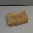 Ravinte 5 Pack 5 inch Hole Centers Matte Black Cabinet Pulls Kitchen Cabinet Handles Solid Drawer Pulls Kitchen Cabinet Hardware Kitchen Flat Black Drawer Handles Square Bar Cabinet Drawer Handles