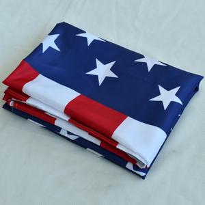 USA American Flag Polyester Banner, Stars and Stripes Patriotic Flag for Indoor and Outdoor Decoration