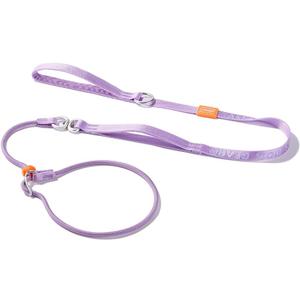 HowGo Slip Lead Dog Leash with Padded Handles | Lightweight Dog Training Leash with 360Swivel Anti-Tangle | Heavy-Duty Lead and Collar for Large Medium and Small, No-Pull Walking (Lavender, 5.5FT)