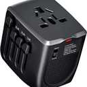 Travelconverter Adapter Voltage Converter That Steps Down 230 Volts to 120 Volts for use in Over 200 Countries,Including The U.S., U.K., Europe, and Australia