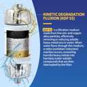 High Output Shower Filter Replacement Compatible With AquaBliss SF400 & SF500, For Hard Water Remove Chlorine And Other Impurities, 2 Pack Shower Filter + 10 Pack Sediment Pads