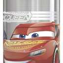 Zak Designs Disney Cars 3 - Stainless Steel Water Bottle with One Hand Operation Action Lid and Built-in Carrying Loop, Kids Water Bottle with Straw Spout is Perfect for Kids (15.5 oz, 18/8)